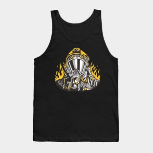 firefighter-in-uniform Tank Top